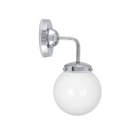 Expressversand Alley Wandleuchte IP44 Chrome/White - Globen Lighting
