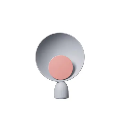 Mega-Angebot Blooper Tischleuchte, grau/rosa, 35 cm