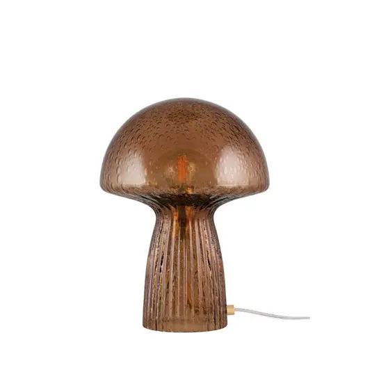 Fungo 22 Tischleuchte, braun, klar, 30 cm - Globen Lighting Markenware