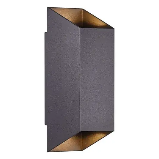 Aktuell Nico Square 22 Außenwandleuchte Black - Nordlux