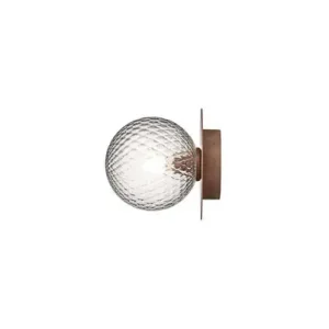 Außen-Wandleuchte Liila, bronze/klar, Ø 16,5cm, IP54 - Nuura Top-Preis