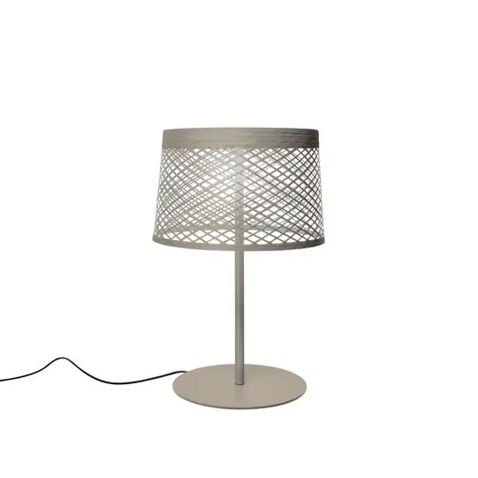 Jetzt Kaufen Twiggy Grid XL Außen Tischleuchte Greige - Foscarini