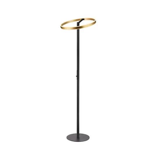 Super-Preis One Straight Stehleuchte 2700/3000K Black/Brass - SLV
