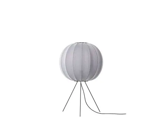 Knit-Wit 60 Round Stehleuchte Medium Silver - Made By Hand Top-Angebot