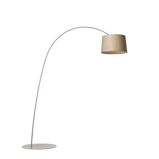 Solange Der Vorrat Reicht Twiggy LED Stehleuchte Greige/Wood - Foscarini