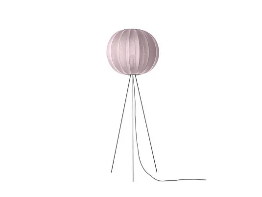 Knit-Wit 60 Round Stehleuchte Hoch Light Pink - Made By Hand Günstig