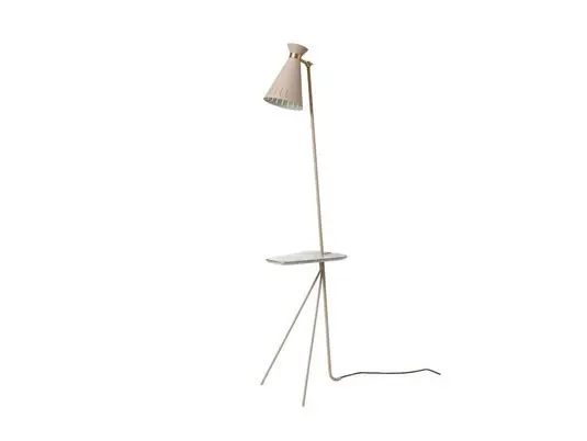 Billig Cone Stehleuchte m/Tisch, cashmere/marmor - Warm Nordic
