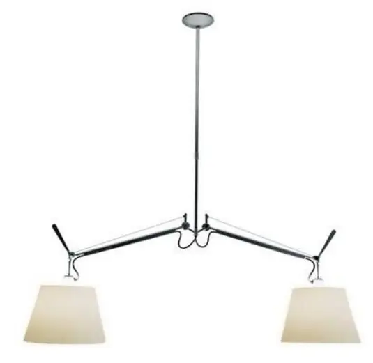 Tolomeo Basculante Pendelleuchte Ø420 Pergament - Artemide Highlight