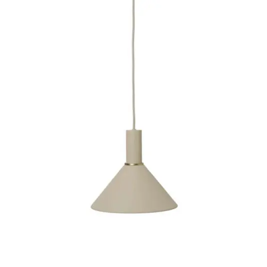 Collect Pendelleuchte Cone Low Cashmere - Ferm Living Begrenztes Angebot