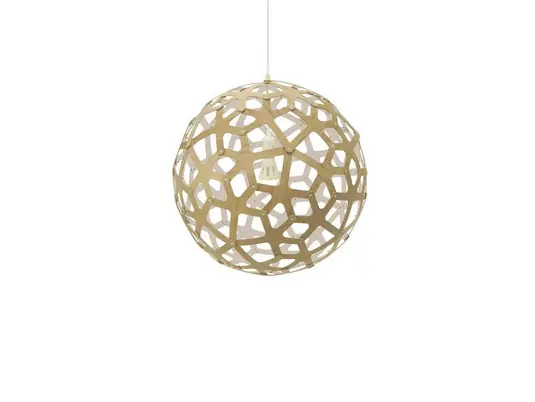 Begrenztes Angebot Coral Pendelleuchte Ø60 Weiß 1 Seite - David Trubridge