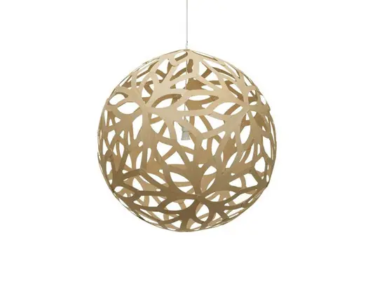 Floral Pendelleuchte Ø120 Bamboo - David Trubridge Must-Have