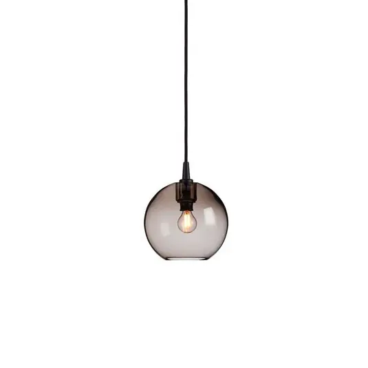 Gloria Pendelleuchte Ø190 Black/Smoked - Belid Sichere Zahlung