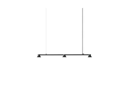Preiswert Hat Linear Pendelleuchte Small Black - Normann Copenhagen