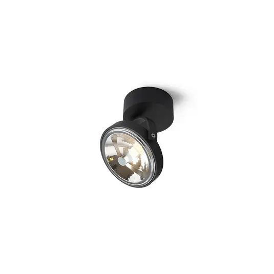 Super-Preis Pin-Up 1 Round Deckenleuchte Schwarz - Trizo21