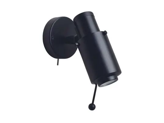 Biny Spot LED m/Schalter & Stange Schwarz/Schwarz - DCW Top-Angebot