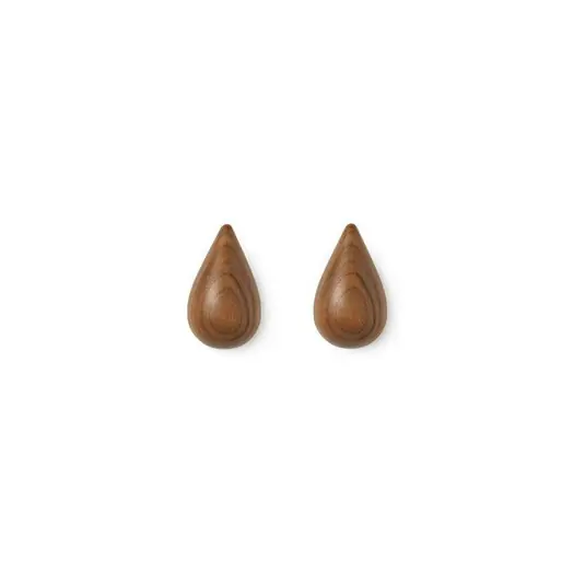 Mega-Angebot Dropit Kleiderhaken 2 pcs. Small Walnut - Normann Copenhagen