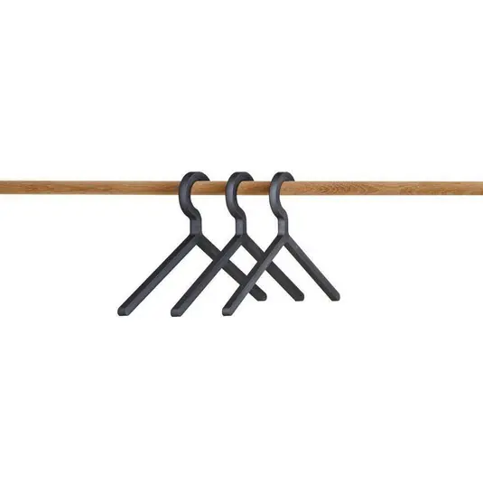 Illusion Hanger Set of 3 Black - Woud Jetzt Bestellen