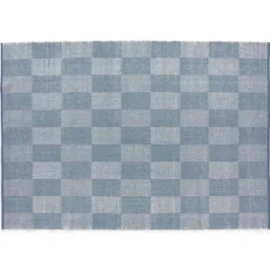 Angebot Check Teppich Small 170x240 Light Blue - HAY