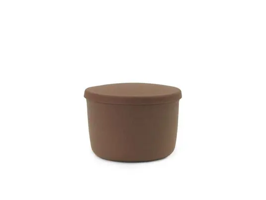 Hide Storage Pouf Small Brown - Normann Copenhagen Neue Ware