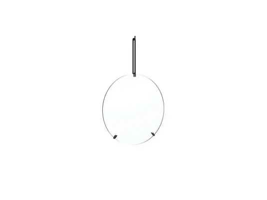 Angebot Wall Spiegel Ø30 Black - Moebe