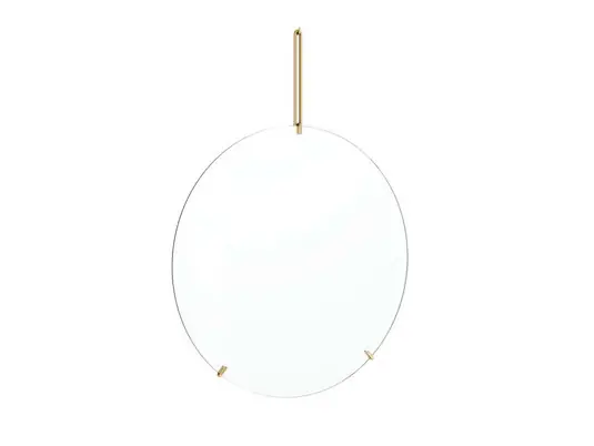 Wall Spiegel Ø70 Brass - Moebe Must-Have