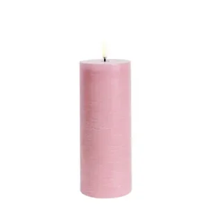 Kracherpreis Stumpenkerze LED 7,8 x 20,3 cm rustic rose - Uyuni Lighting
