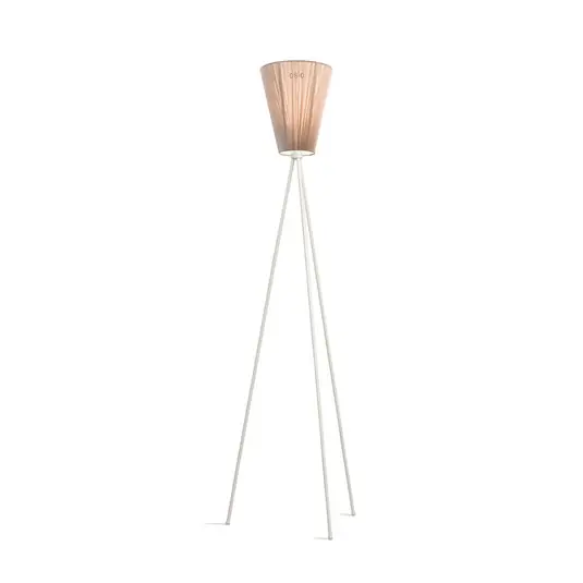 Schnäppchen Oslo Wood Stehleuchte White/Beige - Northern
