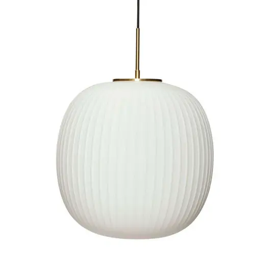 Sofort Bestellen Serene Pendelleuchte Ø42 Opal/Brass - Hübsch