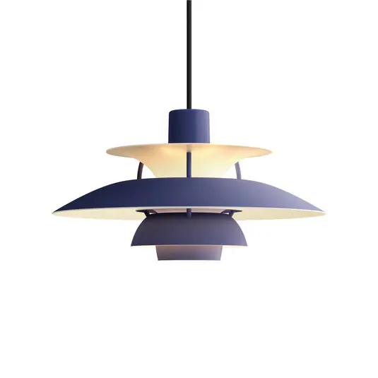 Neue Ware PH 5 Mini Pendelleuchte, blau, Ø 30 cm - Louis Poulsen