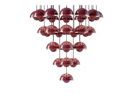 Flowerpot VP10 Kronleuchter Ø89 violett - &Tradition Nur Heute