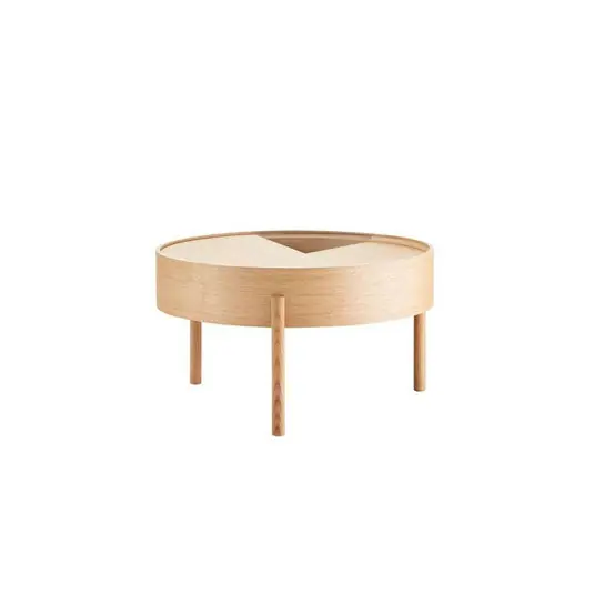 Bestseller Arc Sofa-Tisch Ø66 Oiled Oak - Woud