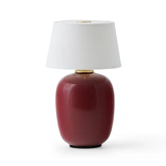 Torso Akku-Tischlampe, rot, 20 cm, USB - Audo Neu Im Sortiment