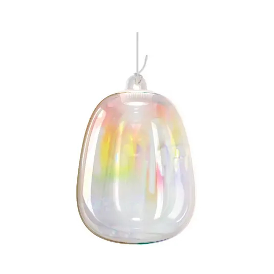 Aktuell Oblò Pendelleuchte Large 2700K Rainbow/Weiß - Lodes