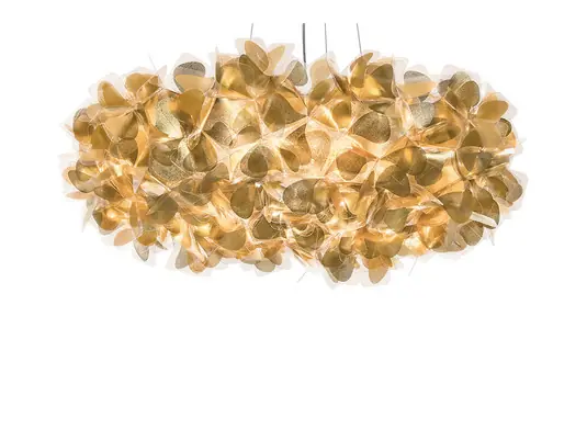 Super-Preis Mama Non Mama Clizia 130 Pendelleuchte, Gold/klar - SLAMP
