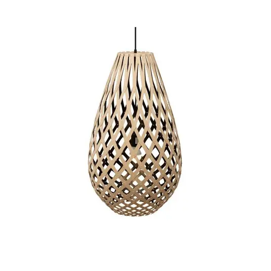 Koura Pendelleuchte H75 Schwarz 1 Seite - David Trubridge Letzte Chance
