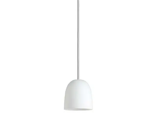 Neue Kollektion Super 90 Pendelleuchte Opal/Weiß Kabel - Piet Hein