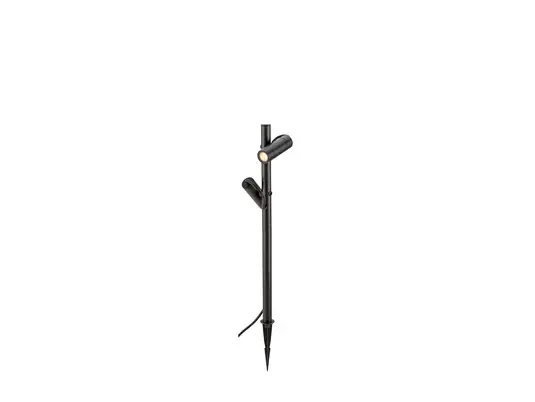 Mega-Angebot Helia Slim Pole 2 Außen Spot w/Spike IP65 Black - SLV