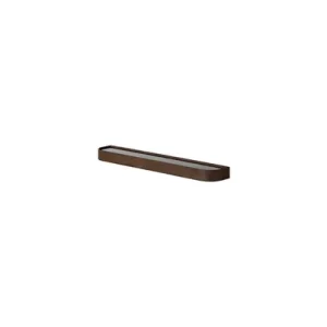 Neu Im Sortiment Epoch Wandregal, dunkelbraun, 118 cm, Holz, Haken - Audo