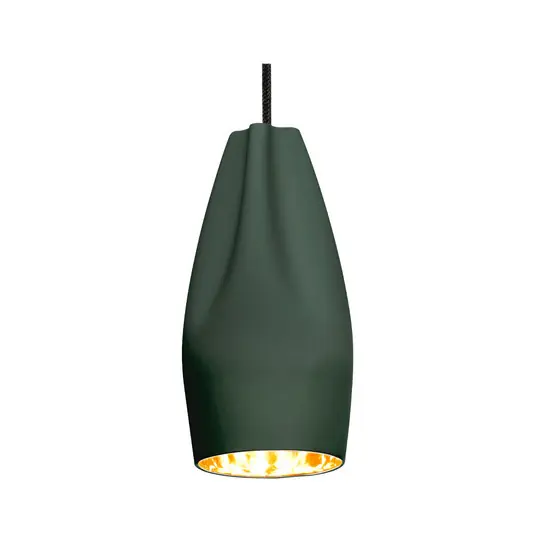 Pleat Box 13 LED Pendelleuchte Dunkelheit Grün/Gold - Marset Neu