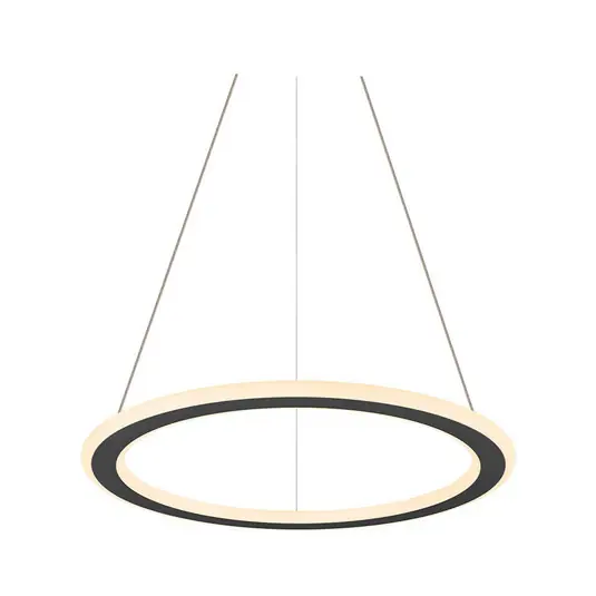 One Flat Pendelleuchte Einzeln 2700/3000K Black - SLV Abverkauf