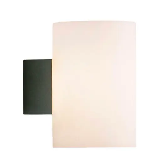 Evoke Wandleuchte IP44 Large Anthracite/Opal - Herstal Nur Heute