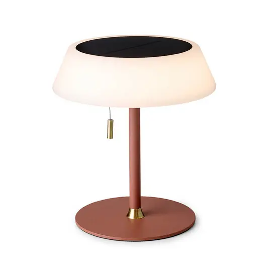 Nur Heute Solar Portable Tischleuchte Terracotta - Halo Design