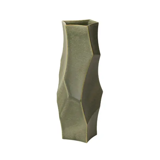 Neuheit Cueva Vase H37 Dunkelheit Sage - Ferm Living