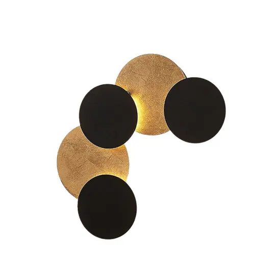 Finale Aktion Grazyna 5 LED Wandleuchte Black/Gold - Lindby