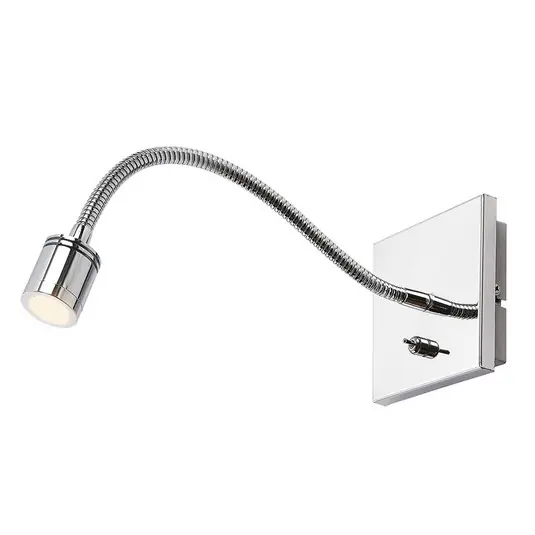 Berfin Wandleuchte Chrome/Clear - Lindby Solange Der Vorrat Reicht