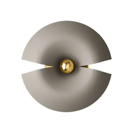 Geprüft Cycnus Wandleuchte Ø30 Taupe/Gold - AYTM