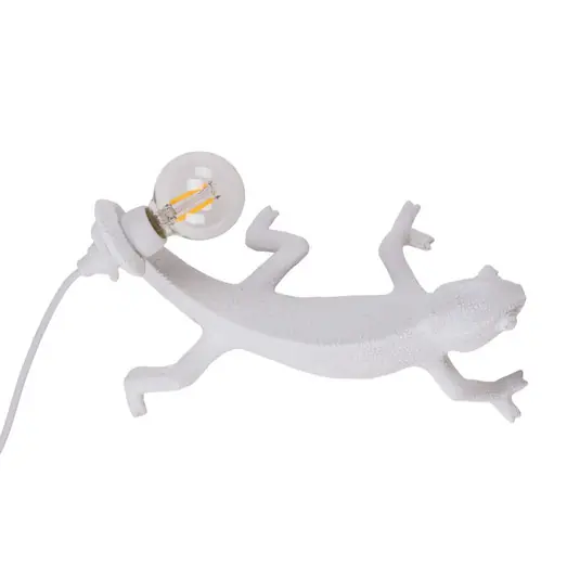 Billig Chameleon Right-Going Down Wandleuchte Weiß - Seletti