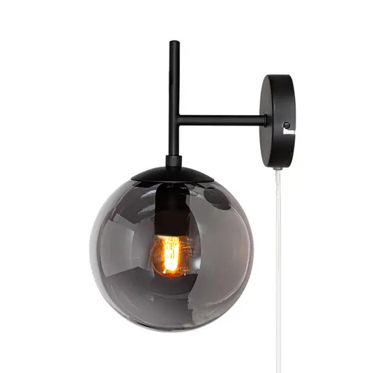Top-Angebot Boyle Wandleuchte Smoke Grey - By Rydéns