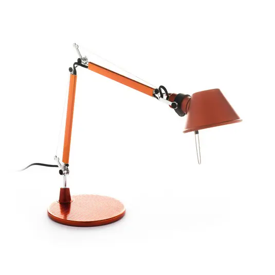 Neue Kollektion Tolomeo Micro Tischleuchte Orange - Artemide