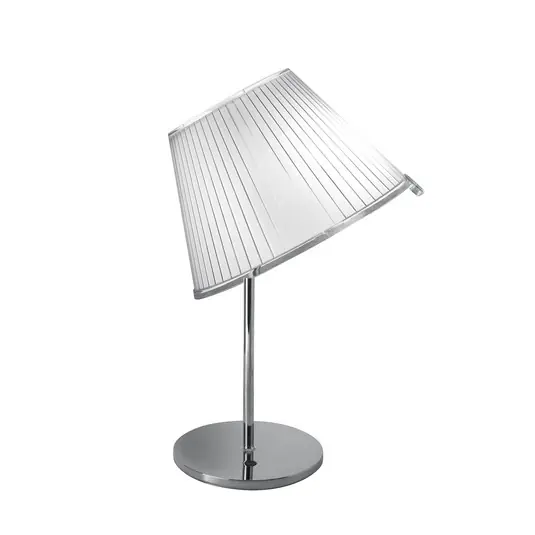 Expressversand Choose T LED Tischleuchte Chrome/White - Artemide